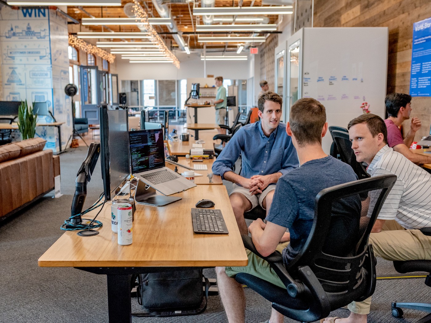 people sitting in the office