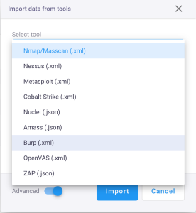 new parsers Burp, OpenVAS, Zap